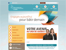 Tablet Screenshot of crdiq.qc.ca